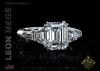 2.31 Emerald Cut F/SI1 GIA by Leon Megé R5232 2.31 Emerald Cut F/SI1 GIA by Leon Megé R5232